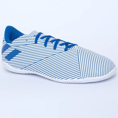 TÊNIS ADIDAS NEMEZIZ 19.4 IN INFANTIL - Branco/azul