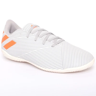 TÊNIS ADIDAS NEMEZIZ 19.4 IN INFANTIL - Cinza/laranja