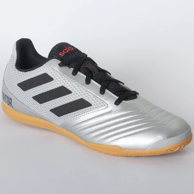 TÊNIS ADIDAS PREDATOR 19.4 IN - Prata/preto