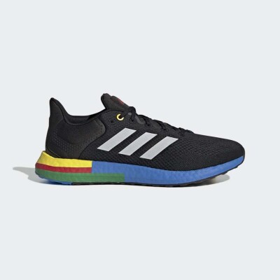 TÊNIS ADIDAS PUREBOOST 21 MASCULINO - Preto/azul