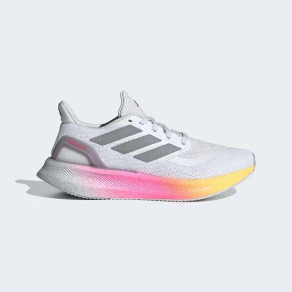 TÊNIS ADIDAS PUREBOOST 5 RUNNING FEMININO - Cinza/rosa