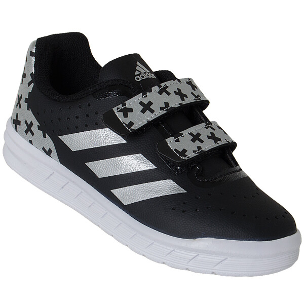 TÊNIS ADIDAS QUICKSPORT CF INFANTIL - Preto/prata