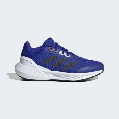 TÊNIS ADIDAS RUNFALCON 3 LACE INFANTIl - Azul/preto