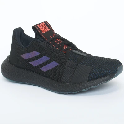 TÊNIS ADIDAS SENSEBOOST GO FEMININO - Preto/roxo TÊNIS ADIDAS SENSEBOOST GO FEMININO - Preto/roxo
