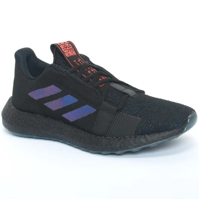 TÊNIS ADIDAS SENSEBOOST GO MASCULINO - Preto/roxo TÊNIS ADIDAS SENSEBOOST GO MASCULINO - Preto/roxo
