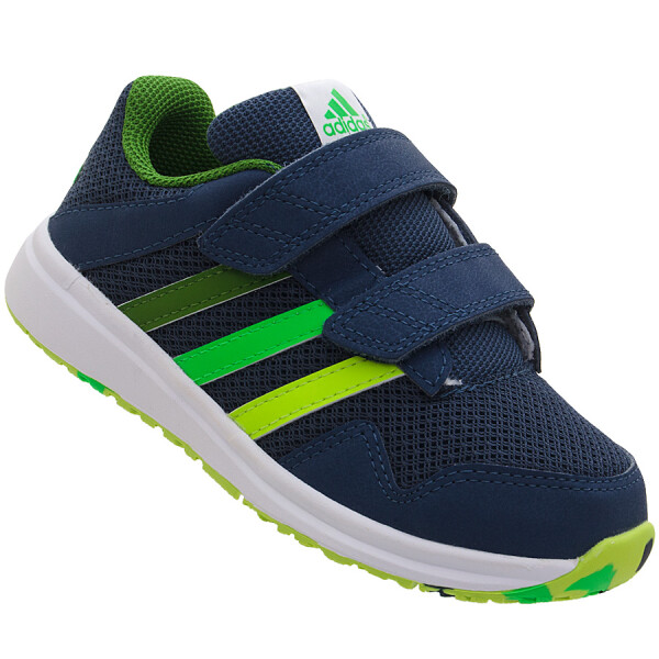 TÊNIS ADIDAS SNICE 4 CF 1 TEXT INFANTIL - Marinho/verde