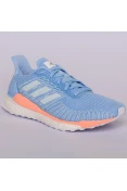 TÊNIS ADIDAS SOLAR BOOST 19 FEMININO - Azul celeste/branco