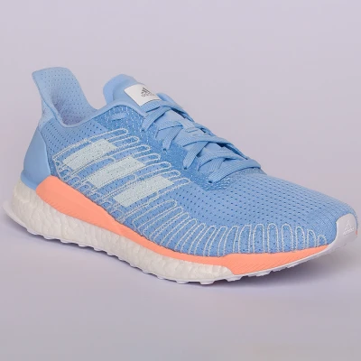 TÊNIS ADIDAS SOLAR BOOST 19 FEMININO - Azul celeste/branco