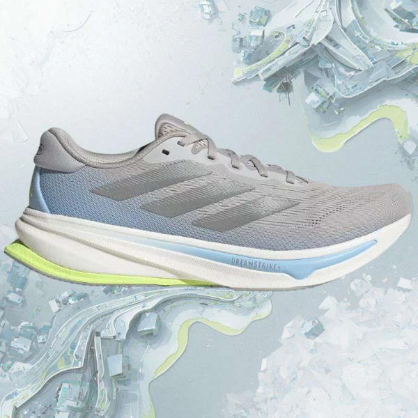 TÊNIS ADIDAS SUPERNOVA RISE 2 MASCULINO - Cinza/azul