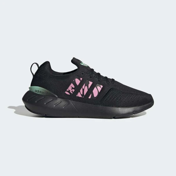TÊNIS ADIDAS SWIFT RUN 22 FEMININO - Preto/rosa
