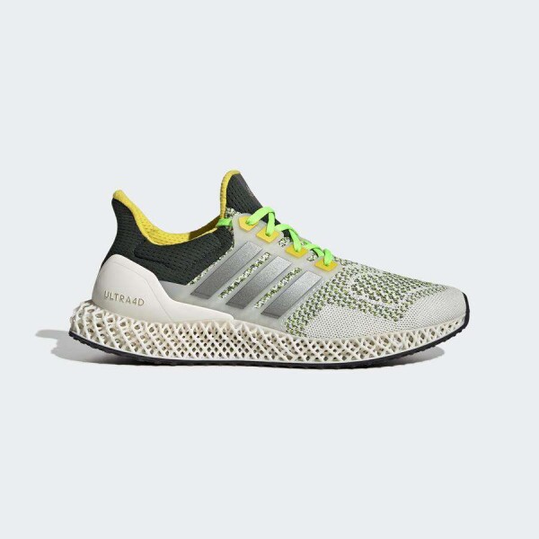 TÊNIS ADIDAS ULTRA 4D MASCULINO - Bege/verde