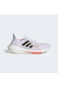 TÊNIS ADIDAS ULTRABOOST 21 FEMININO - Branco/laranja TÊNIS ADIDAS ULTRABOOST 21 FEMININO - Branco/laranja