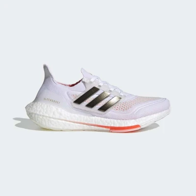 TÊNIS ADIDAS ULTRABOOST 21 FEMININO - Branco/laranja TÊNIS ADIDAS ULTRABOOST 21 FEMININO - Branco/laranja