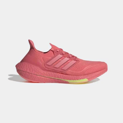 TÊNIS ADIDAS ULTRABOOST 21 FEMININO - Pink/amarelo TÊNIS ADIDAS ULTRABOOST 21 FEMININO - Pink/amarelo