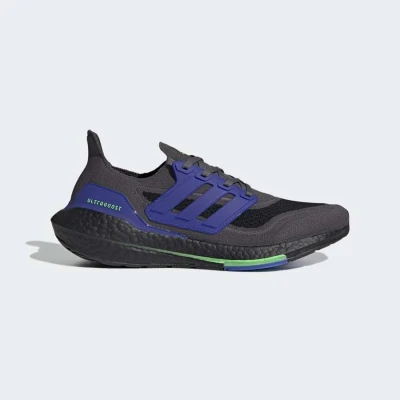TÊNIS ADIDAS ULTRABOOST 21 MASCULINO - Chumbo/azul TÊNIS ADIDAS ULTRABOOST 21 MASCULINO - Chumbo/azul