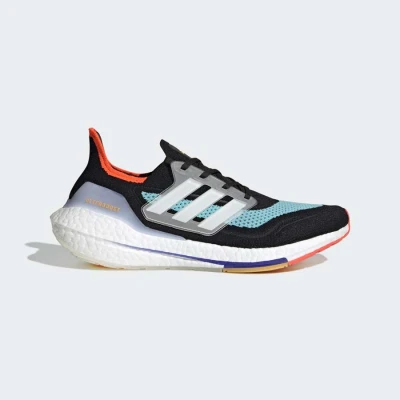 TÊNIS ADIDAS ULTRABOOST 21 MASCULINO - Preto/azul TÊNIS ADIDAS ULTRABOOST 21 MASCULINO - Preto/azul