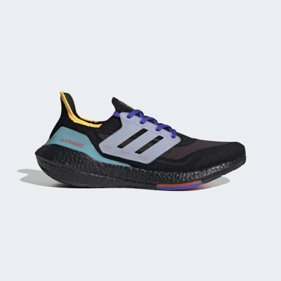 TÊNIS ADIDAS ULTRABOOST 21 MASCULINO - Preto/laranja TÊNIS ADIDAS ULTRABOOST 21 MASCULINO - Preto/laranja