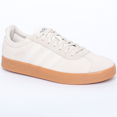 TÊNIS ADIDAS VL COURT 2.0 MASCULINO - Bege/marrom