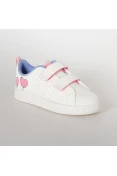 TÊNIS ADIDAS VS ADVANTAGE CLEAN INFANTIL - Bege/lilas TÊNIS ADIDAS VS ADVANTAGE CLEAN INFANTIL - Bege/lilas
