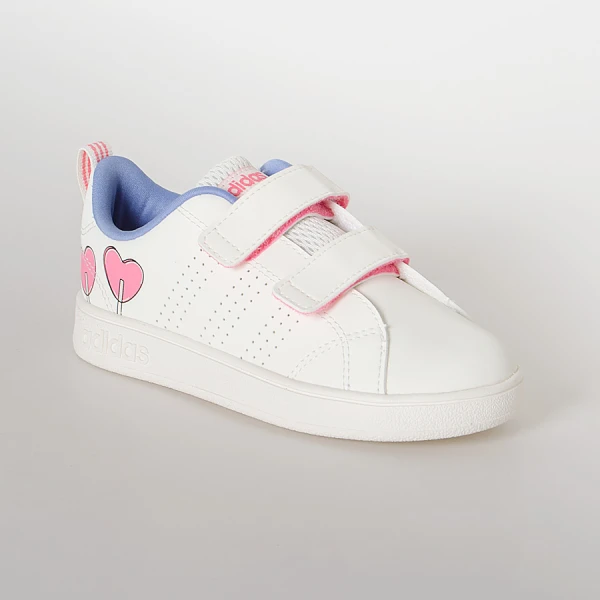 TÊNIS ADIDAS VS ADVANTAGE CLEAN INFANTIL - Bege/lilas TÊNIS ADIDAS VS ADVANTAGE CLEAN INFANTIL - Bege/lilas