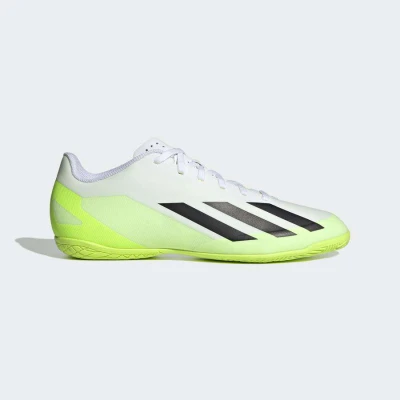 TÊNIS ADIDAS X CRAZYFAST.4 IN FUTSAL - Branco/verde