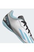 TÊNIS ADIDAS X CRAZYFAST MESSI.4 IN FUTSAL INFANTIL - Prata/azul
