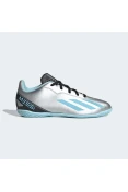 TÊNIS ADIDAS X CRAZYFAST MESSI.4 IN FUTSAL INFANTIL - Prata/azul TÊNIS ADIDAS X CRAZYFAST MESSI.4 IN FUTSAL INFANTIL - Prata/azul