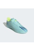 TÊNIS ADIDAS X SPEEDPORTAL.4 IN JR FUTSAL INFANTIL - Azul celeste/verde