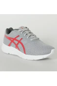 TÊNIS ASICS BLOCKER GS INFANTIL - Cinza/vermelho
