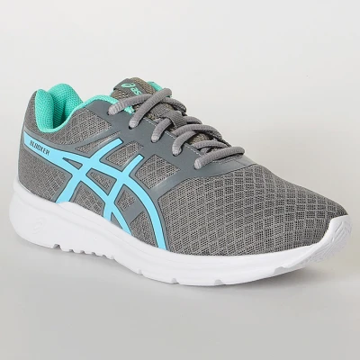 TÊNIS ASICS BLOCKER GS INFANTIL - Grafite/azul celeste