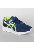TÊNIS ASICS BLOCKER PS INFANTIL - Marinho/amarelo TÊNIS ASICS BLOCKER PS INFANTIL - Marinho/amarelo