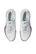 TÊNIS ASICS COURT FF 3 NOVAK CLAY MASCULINO - Branco/azul