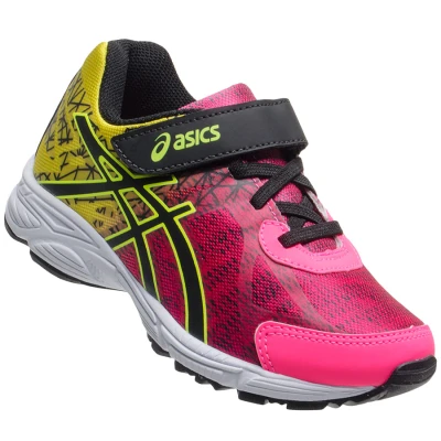 TÊNIS ASICS FANTASY 2 PS INFANTIL - Pink/amarelo