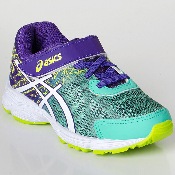 TÊNIS ASICS FANTASY 2 PS INFANTIL - Verde/roxo
