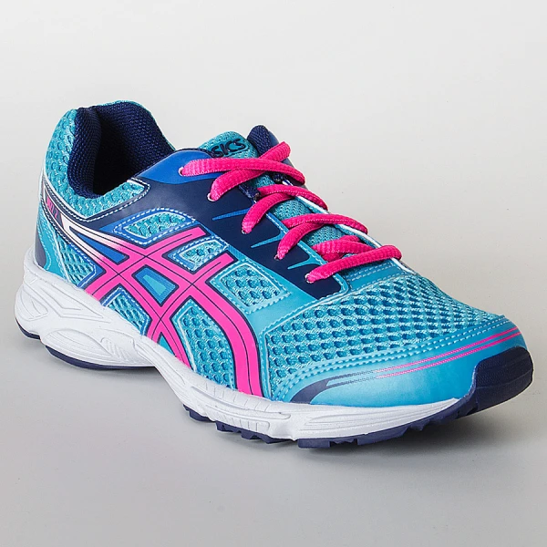 TÊNIS ASICS GEL BUZZ 2 GS INFANTIL - Azul celeste/pink