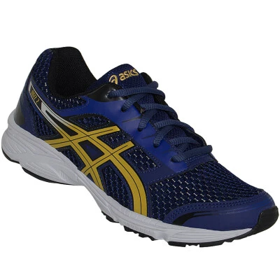 TÊNIS ASICS GEL BUZZ 2 GS INFANTIL - Marinho/dourado