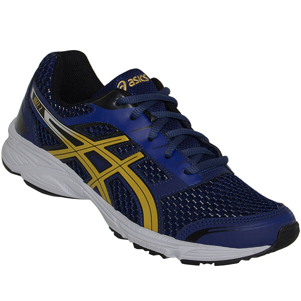 TÊNIS ASICS GEL BUZZ 2 GS INFANTIL - Marinho/dourado