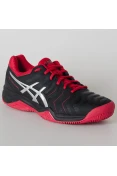 TÊNIS ASICS GEL CHALLENGER 11 CLAY MASCULINO - Preto/vermelho