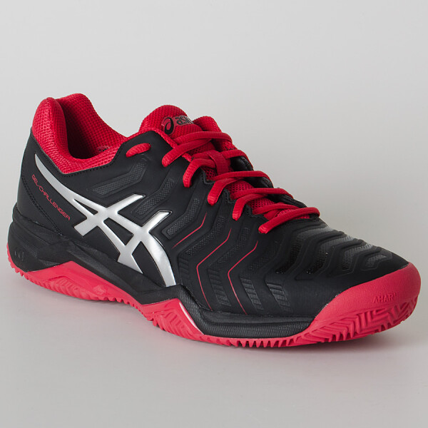 TÊNIS ASICS GEL CHALLENGER 11 CLAY MASCULINO - Preto/vermelho