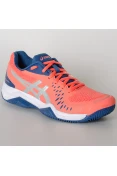 TÊNIS ASICS GEL CHALLENGER 12 CLAY FEMININO - Salmao/marinho