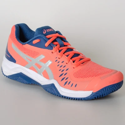TÊNIS ASICS GEL CHALLENGER 12 CLAY FEMININO - Salmao/marinho