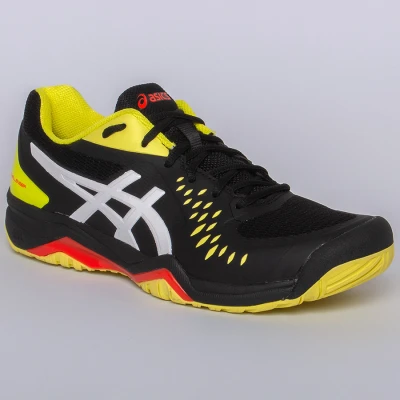 TÊNIS ASICS GEL CHALLENGER 12 MASCULINO - Preto/amarelo