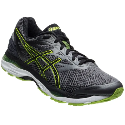 TÊNIS ASICS GEL CUMULUS 18 MASCULINO - Grafite/amarelo TÊNIS ASICS GEL CUMULUS 18 MASCULINO - Grafite/amarelo