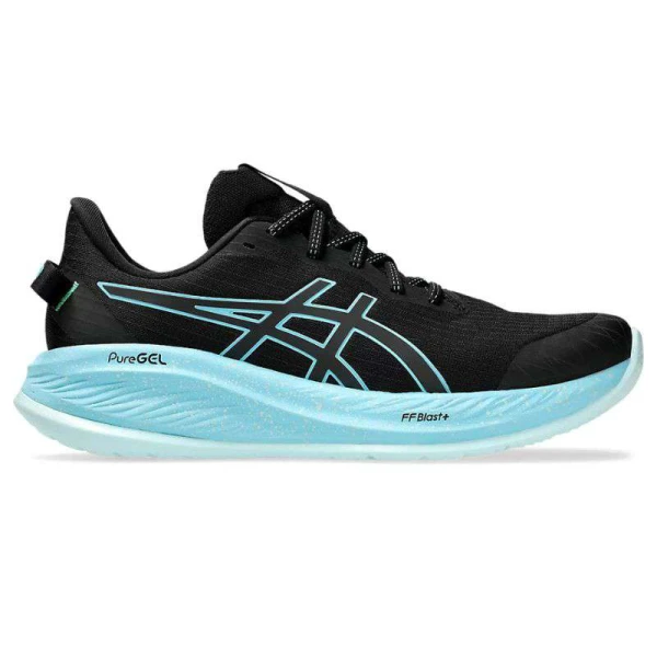 TÊNIS ASICS GEL CUMULUS 26 LITE SHOW - Preto/azul celeste