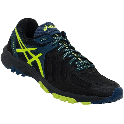 TÊNIS ASICS GEL FUJI ATTACK 5 MASCULINO - Preto/amarelo