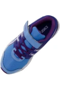 TÊNIS ASICS GEL GALAXY 8 PS INFANTIL - Azul celeste/roxo