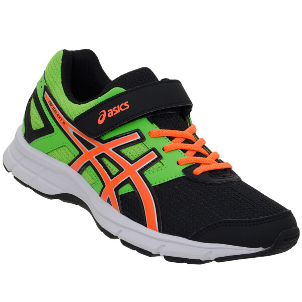 TÊNIS ASICS GEL GALAXY 8 PS INFANTIL - Preto/verde