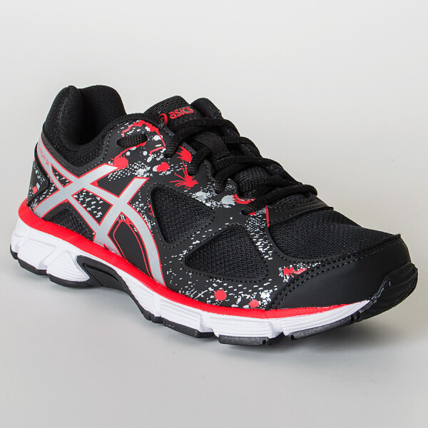 TÊNIS ASICS GEL LIGHTPLAY 3 A GS INFANTIL - Preto/vermelho