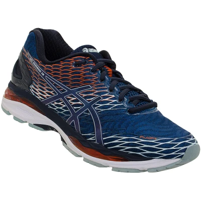 TÊNIS ASICS GEL NIMBUS 18 MASCULINO - Marinho/laranja TÊNIS ASICS GEL NIMBUS 18 MASCULINO - Marinho/laranja
