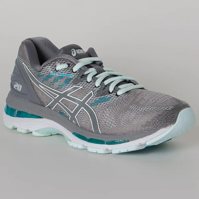 TÊNIS ASICS GEL NIMBUS 20 FEMININO - Grafite/verde